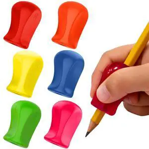Neon Grippers 6-Pack, Pencil Grips for Kids Handwriting, Ergonomic Pen Holder for Righties & Lefties, Writing Practice for Kids, Toddlers, Adults, Writing Tool with Finger Cushion Neon Grippers 6-Pack, Pencil Grips for Kids Handwriting, Ergonomic Pen Holder for Righties & Lefties, Writing Practice for Kids, Toddlers, Adults, Writing Tool with Finger Cushion