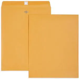 100 11.5" x 14.5" Kraft Clasp Envelopes, Gummed Seal Golden Brown Kraft, Clasp and Gummed, for Mailing Large Documents, Photos, Blueprints, Art 100 11.5" x 14.5" Kraft Clasp Envelopes, Gummed Seal Golden Brown Kraft, Clasp and Gummed, for Mailing Large Documents, Photos, Blueprints, Art