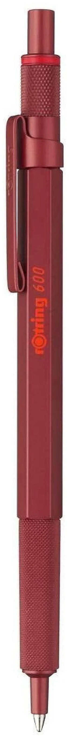 600 Ballpoint Pen, Medium Point, Black Ink, Red Barrel, Refillable 600 Ballpoint Pen, Medium Point, Black Ink, Red Barrel, Refillable