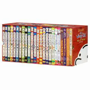 A Library of Wimpy Kid 24 Books Boxed Set,Complete 1-24 Paperback Collection A Library of Wimpy Kid 24 Books Boxed Set,Complete 1-24 Paperback Collection