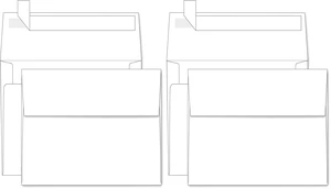 A2 White Envelopes Self Seal 200 Pack, 4.375 x 5.75 A2 White Envelopes Self Seal 200 Pack, 4.375 x 5.75