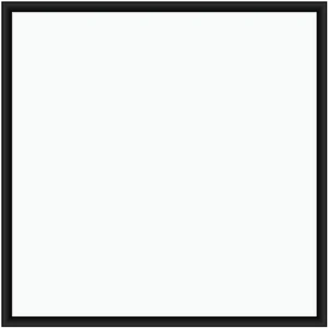 Magnetic Dry Erase Board White Board, 36" x 36" Inches, Black Wood Frame (2892U00-01) Magnetic Dry Erase Board White Board, 36" x 36" Inches, Black Wood Frame (2892U00-01)