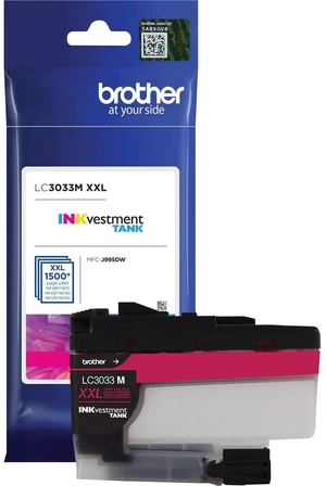 Genuine LC3033M, Single Pack Super High-Yield Magenta INKvestment Tank Ink Cartridge, Page Yield Up to 1,500 Pages, LC3033, Amazon Dash Replenishment Cartridge Genuine LC3033M, Single Pack Super High-Yield Magenta INKvestment Tank Ink Cartridge, Page Yield Up to 1,500 Pages, LC3033, Amazon Dash Replenishment Cartridge