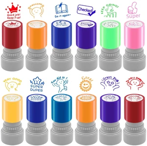 12 Pcs Teacher Stamps for Classroom, Rubber Colorful Stamps Classroom Rubber Stamp for Grading Homework Test Motivation Students Supplies 12 Pcs Teacher Stamps for Classroom, Rubber Colorful Stamps Classroom Rubber Stamp for Grading Homework Test Motivation Students Supplies