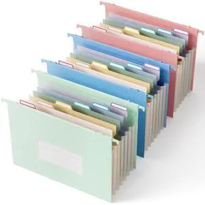 Wheat Straw Hanging File Folders,7-Pocket Accordion Organizer Large Capacity, Letter Size for Filing Cabinet, Healthy Living- UN Blue& Mint Green&Strawberry Pink-3 Packs Wheat Straw Hanging File Folders,7-Pocket Accordion Organizer Large Capacity, Letter Size for Filing Cabinet, Healthy Living- UN Blue& Mint Green&Strawberry Pink-3 Packs
