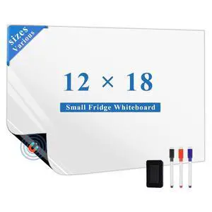 Magnetic White Board for Fridge: Plan Family Life Keep Home in Order Family Daily Planning, 18" X 12" Dry Erase Surface, Grocery Lists, Meal Plans, Busy Households, Refrigerator Memo Sheet Magnetic White Board for Fridge: Plan Family Life Keep Home in Order Family Daily Planning, 18" X 12" Dry Erase Surface, Grocery Lists, Meal Plans, Busy Households, Refrigerator Memo Sheet