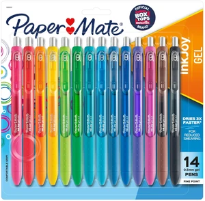 InkJoy Gel Pens, Fine Point (0.5mm), Assorted Colors, 14 Count - Back to School, Teacher Supplies, Writing, Journaling InkJoy Gel Pens, Fine Point (0.5mm), Assorted Colors, 14 Count - Back to School, Teacher Supplies, Writing, Journaling