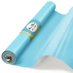 Sky Blue Bulletin Board Paper Roll 4x15ft Non-Woven Fabric Self-healing,Pinhole & tear-resistant,Easy to cut & reusable backdrop for schools,Offices & creative projects Sky Blue Bulletin Board Paper Roll 4x15ft Non-Woven Fabric Self-healing,Pinhole & tear-resistant,Easy to cut & reusable backdrop for schools,Offices & creative projects