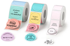 Thermal Label Kit with 3 Rolls, Include 26×26mm, 34×34mm, 41×41mm Compatible for B1 B2 B21 B31 K3 B4 Label Printer, Waterproof Labeling Tape Replacement Thermal Label Kit with 3 Rolls, Include 26×26mm, 34×34mm, 41×41mm Compatible for B1 B2 B21 B31 K3 B4 Label Printer, Waterproof Labeling Tape Replacement
