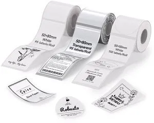 Thermal Label Kit, Include 50×80mm, 50×80mm Clear, 50×50mm Round Compatible for B1 B2 B21 B31 K3 B4 Label Printer, Waterproof Labeling Tape Replacement Thermal Label Kit, Include 50×80mm, 50×80mm Clear, 50×50mm Round Compatible for B1 B2 B21 B31 K3 B4 Label Printer, Waterproof Labeling Tape Replacement