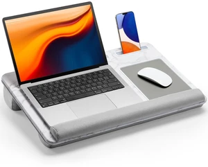 Lap Desk - Fits up to 17 inches Laptop Desk, Marbling Built in Mouse Pad & Wrist Pad for Laptop, Tablet, Lap Stand with Tablet, Pen & Phone Holder for Home Office Students Use Lap Desk - Fits up to 17 inches Laptop Desk, Marbling Built in Mouse Pad & Wrist Pad for Laptop, Tablet, Lap Stand with Tablet, Pen & Phone Holder for Home Office Students Use