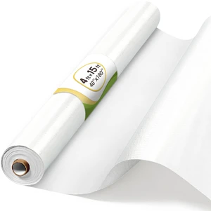 4x15ft White Bulletin Board Roll,DIY Background Decor Durable hole-free recovery, Flexible cut-to-size material, Effective noise barrier, Student work & note display wall 4x15ft White Bulletin Board Roll,DIY Background Decor Durable hole-free recovery, Flexible cut-to-size material, Effective noise barrier, Student work & note display wall
