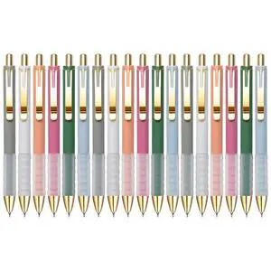 Gel Pens Black Ink Pen 0.5mm Fine Point, 18-count Smooth Writing, Retractable Pens with Soft Grip, Office School Supplies for Nurses Teachers, Quick Dry Gel Pens Black Ink Pen 0.5mm Fine Point, 18-count Smooth Writing, Retractable Pens with Soft Grip, Office School Supplies for Nurses Teachers, Quick Dry