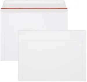 50 Pack Rigid Mailers 9.5x12.5 inch, Self Seal Photo Document Mailers Stay Flat White Cardboard Shipping Envelopes Photography Mailers for Document, Photos, Papers, Files, CD 50 Pack Rigid Mailers 9.5x12.5 inch, Self Seal Photo Document Mailers Stay Flat White Cardboard Shipping Envelopes Photography Mailers for Document, Photos, Papers, Files, CD
