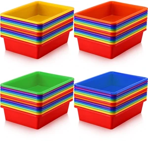 48 Pcs Classroom Paper Tray, Stackable Letter Size Bin, Multicolor Stackable Plastic Trays, Letter Size, for Turn-in Papers, Teacher Desks, Classroom Files and Office Supplies 48 Pcs Classroom Paper Tray, Stackable Letter Size Bin, Multicolor Stackable Plastic Trays, Letter Size, for Turn-in Papers, Teacher Desks, Classroom Files and Office Supplies