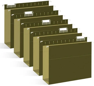 Extra Capacity Hanging File Folders, 30 Pack Letter Size Reinforced Hanging Folders with Heavy Duty 3 Inch Expansion for Bulky Files, Filing Cabinet, Adjustable Tabs, Green Extra Capacity Hanging File Folders, 30 Pack Letter Size Reinforced Hanging Folders with Heavy Duty 3 Inch Expansion for Bulky Files, Filing Cabinet, Adjustable Tabs, Green