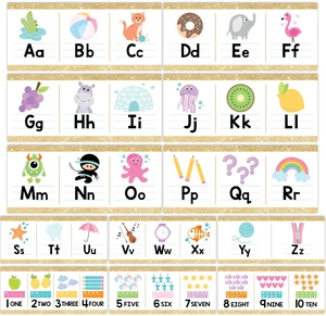 Alphabet for Classroom Wall Decor -Alphabet Poster & Letters ABC Letters and Number for Preschool & Kindergarten Colorful Classroom Decorations, Homeschool Decor and Daycare Essentials Alphabet for Classroom Wall Decor -Alphabet Poster & Letters ABC Letters and Number for Preschool & Kindergarten Colorful Classroom Decorations, Homeschool Decor and Daycare Essentials