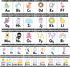 Alphabet for Classroom Wall Decor -Alphabet Poster & Letters ABC Letters and Number Card for Preschool & Kindergarten Pastel Classroom Decoration, Homeschool Decor and Daycare Essentials Alphabet for Classroom Wall Decor -Alphabet Poster & Letters ABC Letters and Number Card for Preschool & Kindergarten Pastel Classroom Decoration, Homeschool Decor and Daycare Essentials