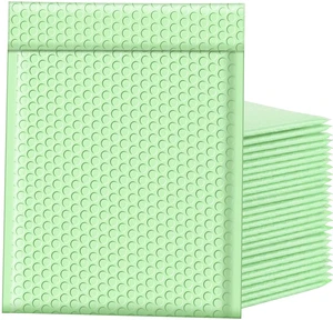 Bubble Mailers 8.5x12 Inch 25pc Mint Green Shipping Bags, Chic Packaging Bags For Small Business, Colored Padded Mailing Envelopes, Opaque Matte Self Seal Bubble Poly Mailers Bulk #2 Bubble Mailers 8.5x12 Inch 25pc Mint Green Shipping Bags, Chic Packaging Bags For Small Business, Colored Padded Mailing Envelopes, Opaque Matte Self Seal Bubble Poly Mailers Bulk #2