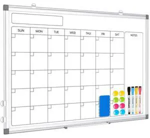 Whiteboard Calendar 30x20 Monthly Magnetic Dry Erase Board Monthly Magnetic Calendar, 11-Layer, Wall Mount Hanging, Office Home School, Easy Clean Aluminum Frame, Full Accessories Whiteboard Calendar 30x20 Monthly Magnetic Dry Erase Board Monthly Magnetic Calendar, 11-Layer, Wall Mount Hanging, Office Home School, Easy Clean Aluminum Frame, Full Accessories