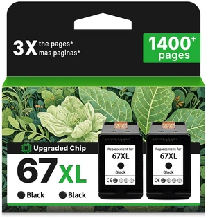 67XL Black Ink Cartridge for HP 67 XL Replacement for 4200 2852e 2855e 4100 Works for HP67 HP67XL 2855e 4100 2827e 2734e 2700 4155e 4255e 2755e 4227e 2700e 2752e 6400 4100e 6458 6455e 6458e 6065e 6000 67XL Black Ink Cartridge for HP 67 XL Replacement for 4200 2852e 2855e 4100 Works for HP67 HP67XL 2855e 4100 2827e 2734e 2700 4155e 4255e 2755e 4227e 2700e 2752e 6400 4100e 6458 6455e 6458e 6065e 6000