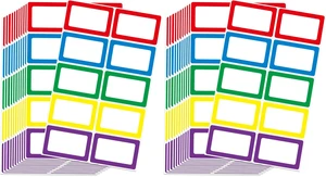 200 Colors Blank Name Tag Stickers 3.5x2.25 for School Office Home (Pack of 2) 200 Colors Blank Name Tag Stickers 3.5x2.25 for School Office Home (Pack of 2)