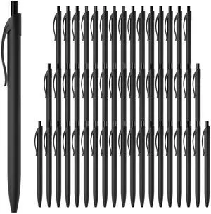 Pens Bulk, 50 Pack No Bleed Black Ink Click Pens, Wholesale Retractable Ballpoint Pens, Pen Medium Point, Smooth Writing, 1.0MM Pens Bulk, 50 Pack No Bleed Black Ink Click Pens, Wholesale Retractable Ballpoint Pens, Pen Medium Point, Smooth Writing, 1.0MM