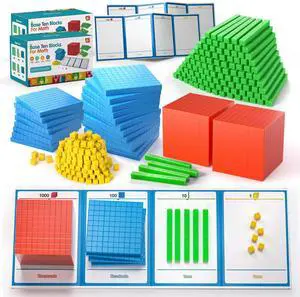 2 pack Base Ten Blocks Plastic Place Value Blocks with 80 rod Math Manipulatives Kindergarten Counting Cubes for Kids Math Early Counting Math Toy for 1st Grade 2 pack Base Ten Blocks Plastic Place Value Blocks with 80 rod Math Manipulatives Kindergarten Counting Cubes for Kids Math Early Counting Math Toy for 1st Grade