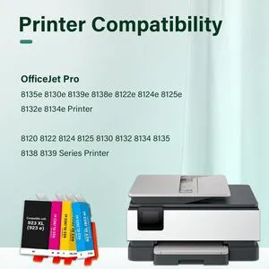 923XL 923 8130e 8125e Ink Cartridges Combo Pack for HP Printers with Chip Replacement for HP923 XL 923e Ink Cartridges for HP Pro 8130e 8125e 8135e 8138e 8124e 8139e 8120 8130 8122e Printer 923XL 923 8130e 8125e Ink Cartridges Combo Pack for HP Printers with Chip Replacement for HP923 XL 923e Ink Cartridges for HP Pro 8130e 8125e 8135e 8138e 8124e 8139e 8120 8130 8122e Printer