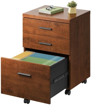 3 Drawer File Cabinet, Wood Under Desk Filing Cabinet, Walnut Rolling Printer Stand, Small Storage Cabinet with Wheels, Fits Legal/Letter/A4 Size, Home Office 3 Drawer File Cabinet, Wood Under Desk Filing Cabinet, Walnut Rolling Printer Stand, Small Storage Cabinet with Wheels, Fits Legal/Letter/A4 Size, Home Office