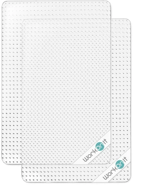 Office Chair Mat, 46" x 60" (2 Pack), Clear Desk Chair Floor Mat for Low Pile Carpet, Heavy Duty Non-Slip Floor Protector for Home and Office Office Chair Mat, 46" x 60" (2 Pack), Clear Desk Chair Floor Mat for Low Pile Carpet, Heavy Duty Non-Slip Floor Protector for Home and Office