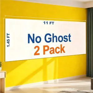 Whiteboard Wallpaper, Whiteboard Contact Paper, White Board Sticker, Stain-Proof, Super Sticky Peel and Stick Dry Erase Roll for School/Office/Home, 1.45x11ft (2) Whiteboard Wallpaper, Whiteboard Contact Paper, White Board Sticker, Stain-Proof, Super Sticky Peel and Stick Dry Erase Roll for School/Office/Home, 1.45x11ft (2)