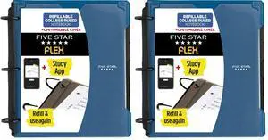 Flex Hybrid NoteBinder, 1 Inch Binder with Tabs, Notebook and 3-Ring Binder All-in-One, Assorted Colors, Color Will Vary (29326) (Pack of 2) Flex Hybrid NoteBinder, 1 Inch Binder with Tabs, Notebook and 3-Ring Binder All-in-One, Assorted Colors, Color Will Vary (29326) (Pack of 2)