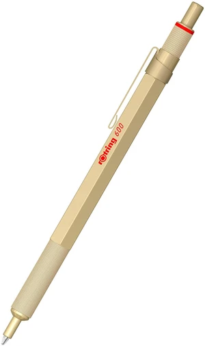 600 Metallic Ballpoint Pen, Medium point, Black Ink, Gold Barrel, Refillable, 1 Count 600 Metallic Ballpoint Pen, Medium point, Black Ink, Gold Barrel, Refillable, 1 Count