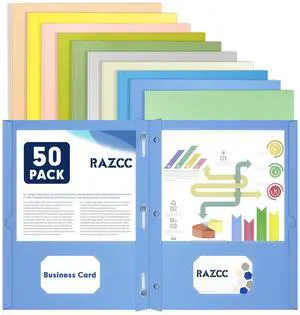 Two Pocket Folders, 50 Pack Two Pocket Folders with Prongs, 3 Prong Folders Fit Letter Size Paper, Pocket Paper File Folders for School Office Home Business, Assorted 10 Colors Two Pocket Folders, 50 Pack Two Pocket Folders with Prongs, 3 Prong Folders Fit Letter Size Paper, Pocket Paper File Folders for School Office Home Business, Assorted 10 Colors