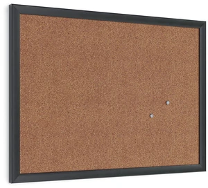 Cork Bulletin Board, 17" x 23", Black Wood Frame Cork Bulletin Board, 17" x 23", Black Wood Frame