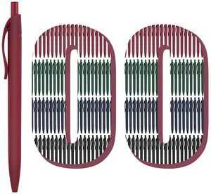 Pens Bulk, 100 Pack No Bleed Click Black Pens, Retractable Ballpoint Pens, Medium Point, Smooth Ink Pens, 1.0MM Black Ink Pens Bulk, 100 Pack No Bleed Click Black Pens, Retractable Ballpoint Pens, Medium Point, Smooth Ink Pens, 1.0MM Black Ink