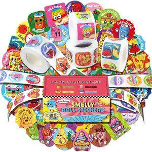 1200 PCS Smelly Roll Stickers for Kids, 4 Rolls 4 Scent Scratch & Sniff Food Theme; Positive Reward for Classroom; Portable Drawer Box for Travel, Car, Airplane; 48 Designs 1200 PCS Smelly Roll Stickers for Kids, 4 Rolls 4 Scent Scratch & Sniff Food Theme; Positive Reward for Classroom; Portable Drawer Box for Travel, Car, Airplane; 48 Designs