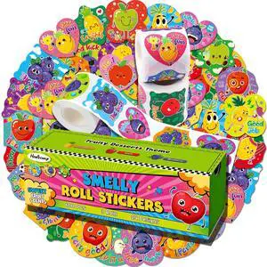 600 Pcs Scratch and Sniff Scented Stickers for Kids 3 Rolls, 1.57 Inch; Smelly Motivational Reward Stickers; Classroom Encouragement School Stickers for Teachers, Students 600 Pcs Scratch and Sniff Scented Stickers for Kids 3 Rolls, 1.57 Inch; Smelly Motivational Reward Stickers; Classroom Encouragement School Stickers for Teachers, Students