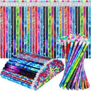 200 Pieces Wooden Pencil with Eraser for Kids Assortment Colorful Fun Pencils Bulk with Eraser Kids Novelty Back to School Supplies for Classroom, Student Reward, Stationery Party Favors 200 Pieces Wooden Pencil with Eraser for Kids Assortment Colorful Fun Pencils Bulk with Eraser Kids Novelty Back to School Supplies for Classroom, Student Reward, Stationery Party Favors