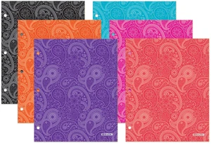 Paisley Paper 2-Pocket Folder, 48-Case Two interior pockets, Holds letter-size 8.5 x 11 in sheets for school and office, Bulk pack Paisley Paper 2-Pocket Folder, 48-Case Two interior pockets, Holds letter-size 8.5 x 11 in sheets for school and office, Bulk pack