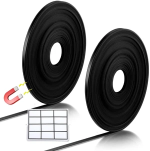 Black Magnetic Tape Roll Thin Strips, 1/2 Inch X 25 Feet, 2 Pcs Magnetic Board Dividers Whiteboard Graphic Decorative Tape Marking Line for Classroom Office Art Accessories Black Magnetic Tape Roll Thin Strips, 1/2 Inch X 25 Feet, 2 Pcs Magnetic Board Dividers Whiteboard Graphic Decorative Tape Marking Line for Classroom Office Art Accessories