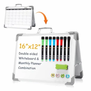 Dry Erase Board 16x12 Double Sided Magnetic Small Whiteboard with Stand Portable, Foldable, With Stand, Magnetic, Desk Top White Board for School Classroom Homeschooling Office Home Teacher Student Dry Erase Board 16x12 Double Sided Magnetic Small Whiteboard with Stand Portable, Foldable, With Stand, Magnetic, Desk Top White Board for School Classroom Homeschooling Office Home Teacher Student
