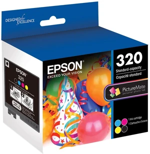 320 Standard Capacity (T320) Works with PictureMate PM-400 Printer, Multicolor 320 Standard Capacity (T320) Works with PictureMate PM-400 Printer, Multicolor