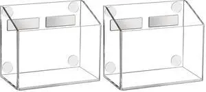 Magnetic Pen Holder, Acrylic Dry Erase Marker Holder (Pack of 2) Magnetic Pen Holder, Acrylic Dry Erase Marker Holder (Pack of 2)