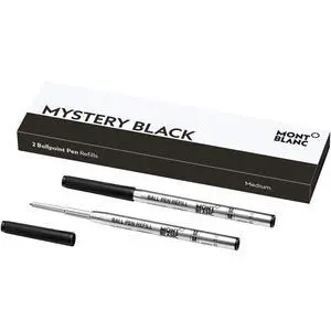 Ballpoint Pen Refills (M) Mystery Black 116190 Refill Cartridges with a Medium Tip for Ball Pens 2 x Black Ballpoint Refills Ballpoint Pen Refills (M) Mystery Black 116190 Refill Cartridges with a Medium Tip for Ball Pens 2 x Black Ballpoint Refills
