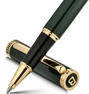 Luxury Rollerball Pen, Stunning Green Lacquer with 24K Gold Trim,Noble and Elegant Designs,Schneider Ink Refill, Best Gift Set for Men & Women, Refillable, Executive Writing, Nice Pens Luxury Rollerball Pen, Stunning Green Lacquer with 24K Gold Trim,Noble and Elegant Designs,Schneider Ink Refill, Best Gift Set for Men & Women, Refillable, Executive Writing, Nice Pens