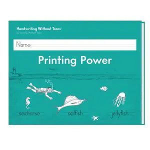 Printing Power Workbook, 2nd Grade+, Age 7+ Practice print handwriting with lessons that cover other language arts skills; for classroom, homeschool, tutoring, OT Printing Power Workbook, 2nd Grade+, Age 7+ Practice print handwriting with lessons that cover other language arts skills; for classroom, homeschool, tutoring, OT