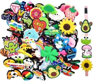 YEALQU 200PCS Random Different Pencil Topper Decoations Cute PVC Pencil Toppes Lovely Black Clip for Pupil/Junior Students Gifts Awards YEALQU 200PCS Random Different Pencil Topper Decoations Cute PVC Pencil Toppes Lovely Black Clip for Pupil/Junior Students Gifts Awards