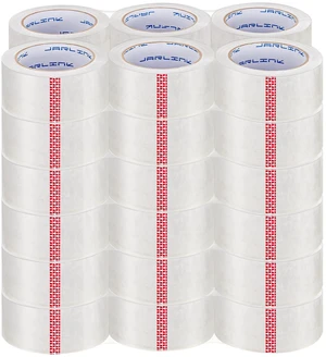 36 Rolls Clear Packing Tape, Heavy Duty Packaging Tape 36 Rolls Clear Packing Tape, Heavy Duty Packaging Tape